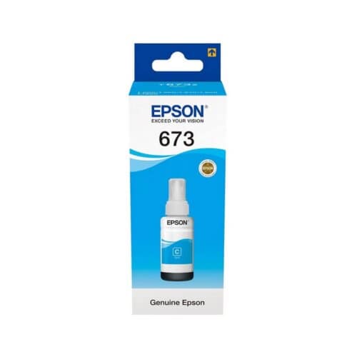 Γνήσιο Epson Μελάνι 673 Κυανό 70ml