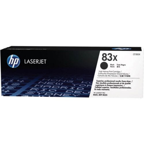 Toner Laser HP 83X CF283X LJ M201 Black 2.2K