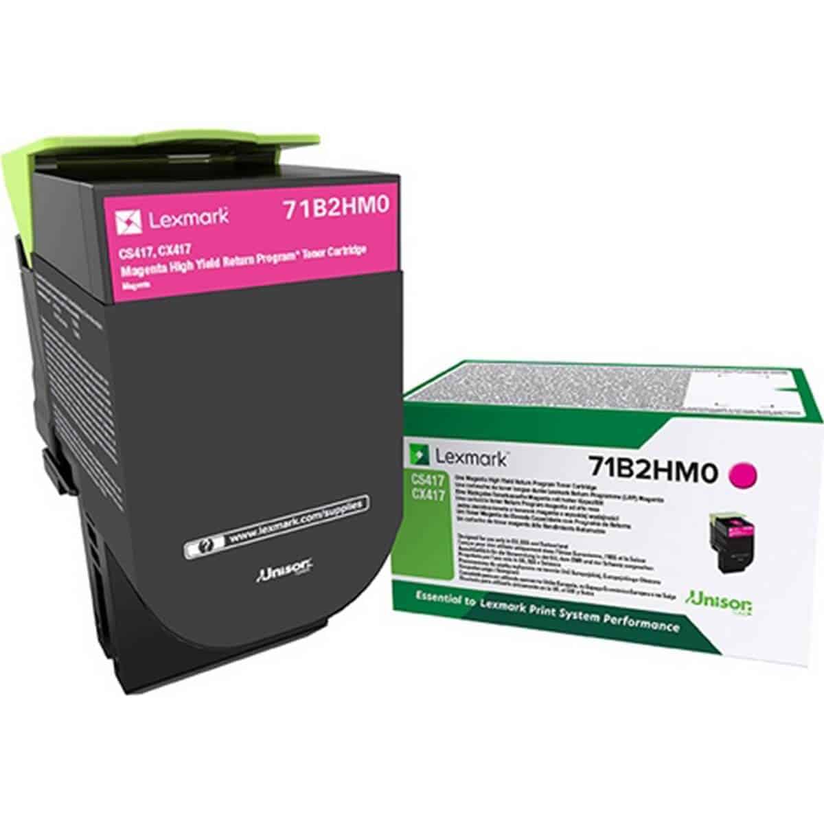 Toner Laser Lexmark 71B2HM0 High Yield Magenta Toner Laser Lexmark 71B2HM0 High Yield Magenta