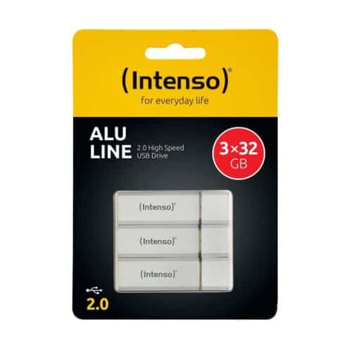 USB Stick Intenso 3 x 32 GB Triple Pack Silver