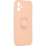 Θήκη για IPhone 12 Roar Amber Ροζ με Ring