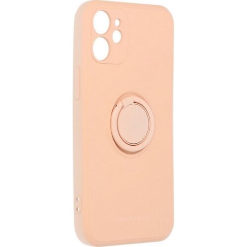 Θήκη για IPhone 12 Roar Amber Ροζ με Ring