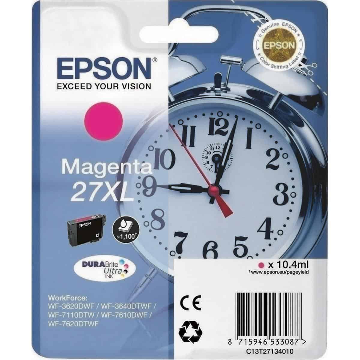 Epson Μελάνι 27XL Ματζέντα Epson Μελάνι 27XL Ματζέντα