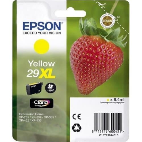 Ink Epson 29XL C13T29944012 10 Yellow - 6.4ml