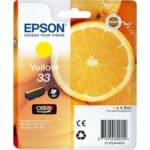 Ink Epson 33 C13T33444012 Claria Yellow - 4.5ml
