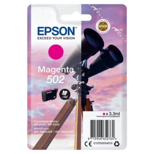 Epson Μελάνι No 502 Ματζέντα