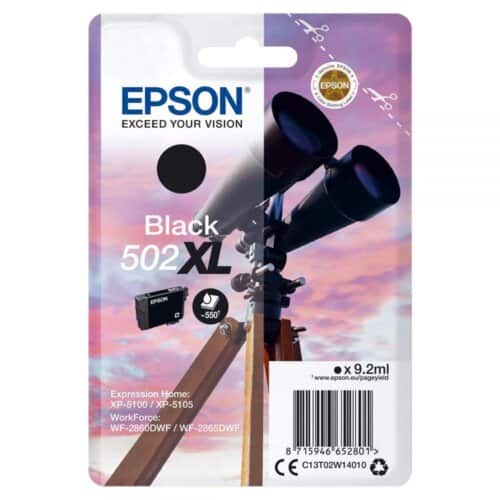Epson Μελάνι 502XL Μαύρο