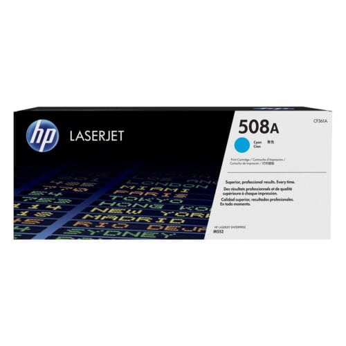 Toner Laser 508A CF361A HP LJ Color M552 Cyan