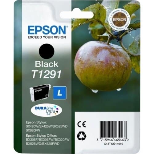 Γνήσιο Epson Μελάνι T1291 Large Μαύρο