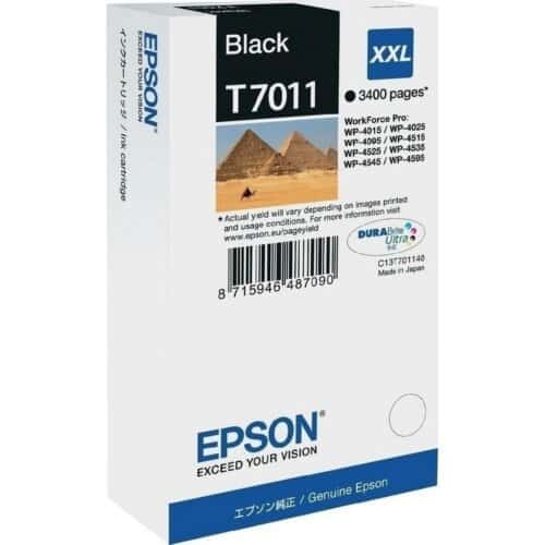 Epson Μελάνι T7011 Μαύρο