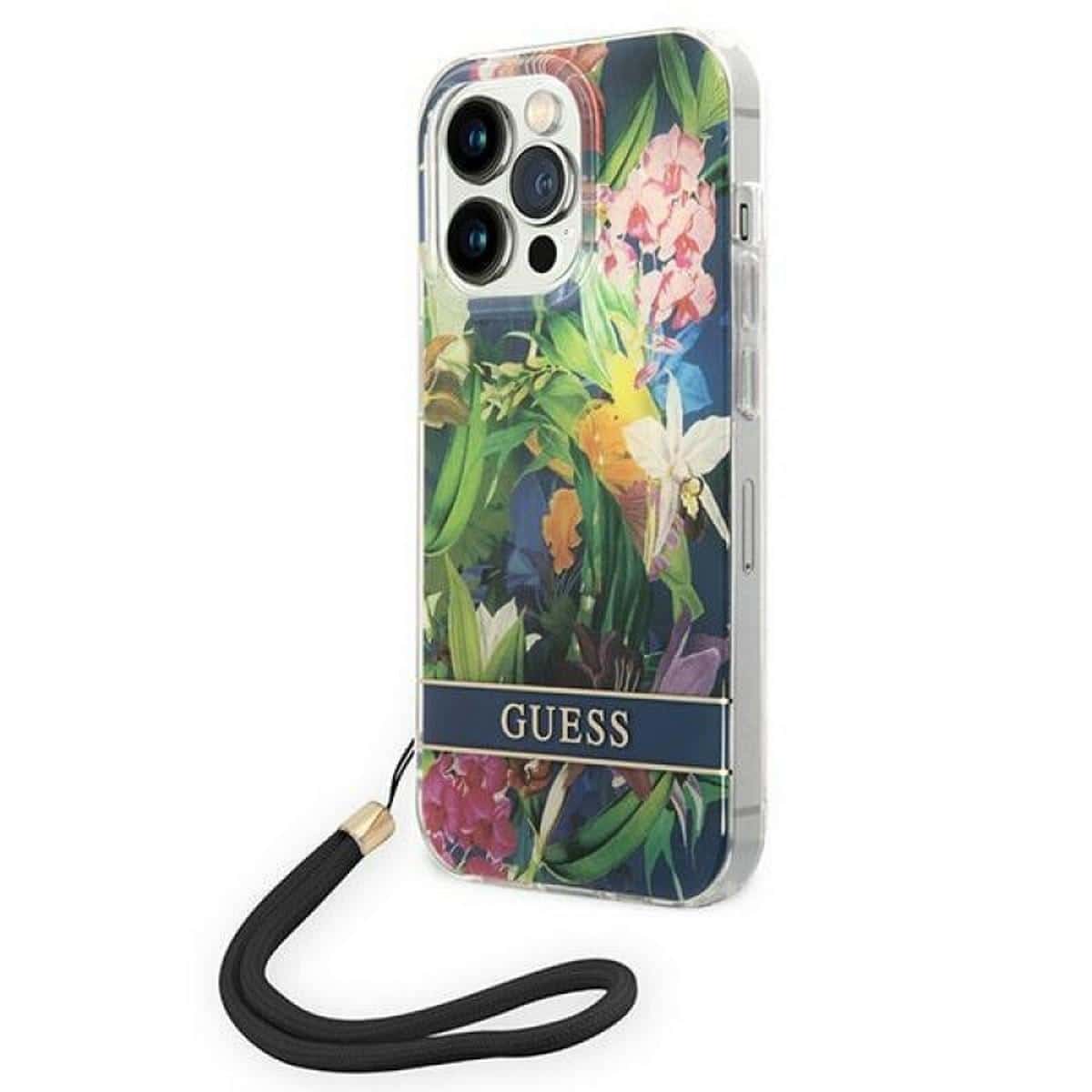 Θήκη Guess Iphone 14 Pro Max Blue Flower