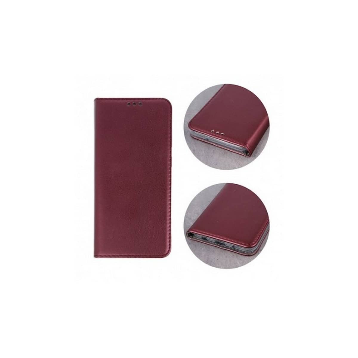 Θήκη Βιβλίο για Samsung S24 Magnet Burgundy Θήκη Βιβλίο για Samsung S24 Magnet Burgundy