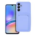 Θήκη Σιλικόνης για Samsung Galaxy A05S Μωβ με τσέπη