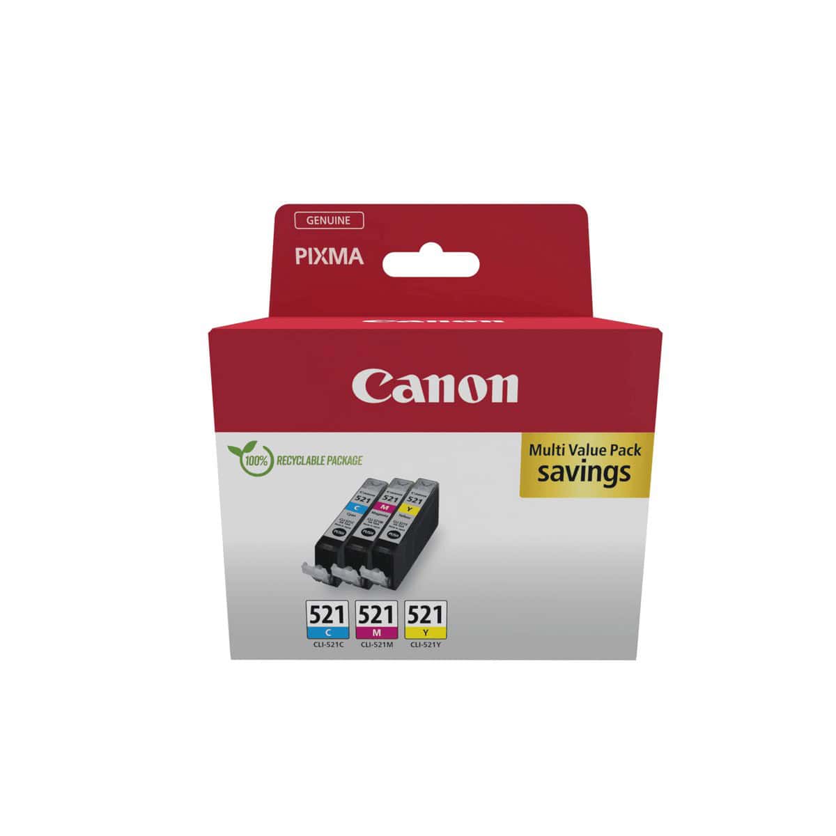 Canon Σετ Χρωμάτων CLI-521 CMY