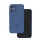 Apple iPhone 12 Magsafe Color Simple Silicone Navy Blue