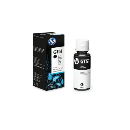 ΓΝΗΣΙΑ ΦΙΑΛΗ ΜΕΛΑΝΗΣ HP GT51 BLACK