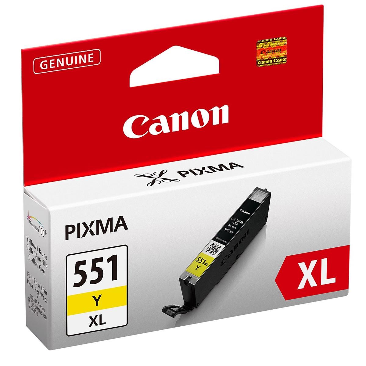 Γνήσιο Canon Inkjet CL-551XL HC Κίτρινο