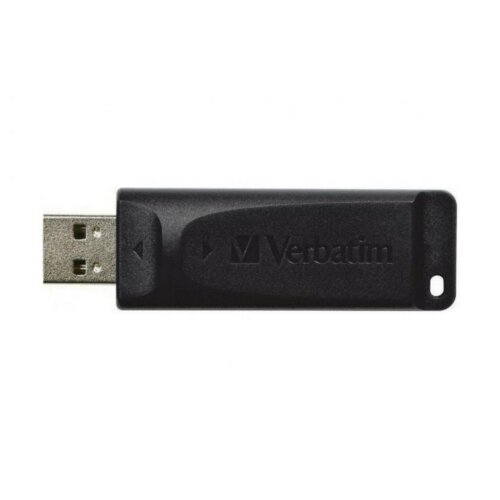 Στικάκι USB Verbatim 64GB 2.0 Slider Μαύρο