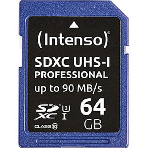 Κάρτα Sd Intenso 64GB Class 10 Professional
