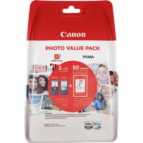 Γνήσιο Canon Inkjet PG-560XL/CL-561XL 2-PACK