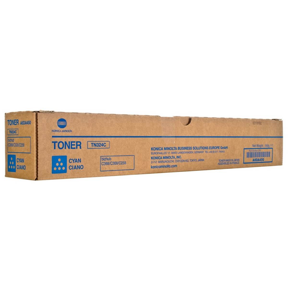 Toner Konica-Minolta TN-324C A8DA450 Cyan