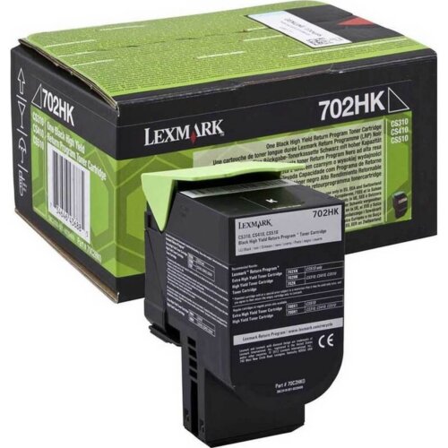 Toner Laser Lexmark 70C2HK0 High Yield Black