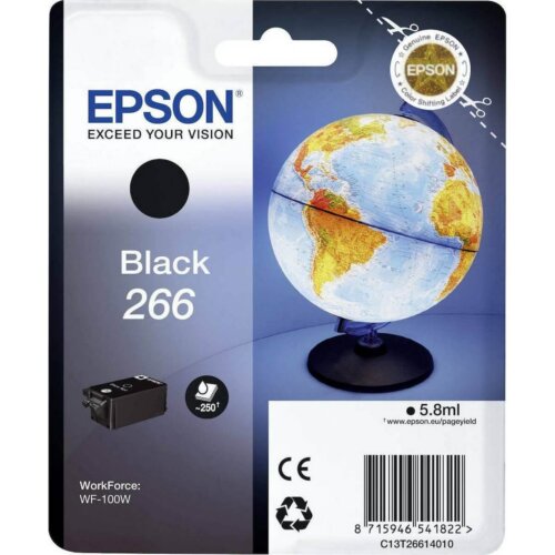 Γνήσιο Epson Μελάνι T266140 Μαύρο 250 σελίδες