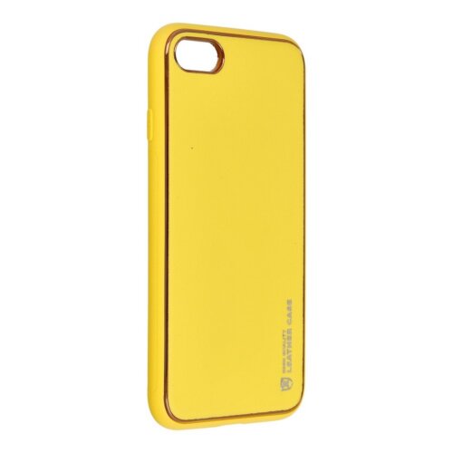 Θήκη για IPhone 7 / 8 / SE 2020 Leather Κίτρινο