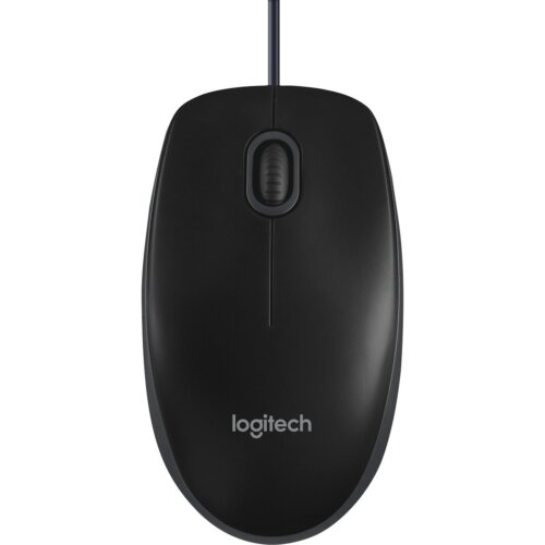 Ποντίκι Logitech Ενσύρματο B100 Μαύρο