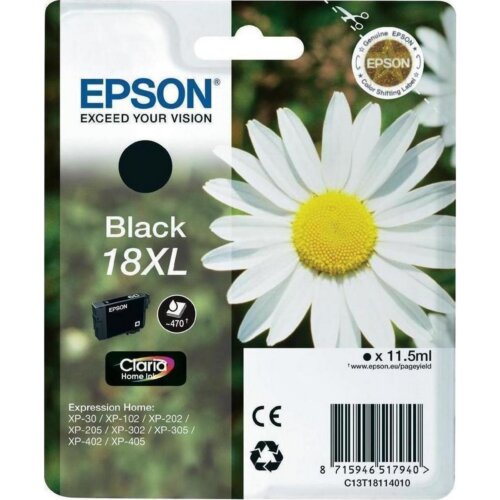 Epson Μελάνι 18XL Μαύρο