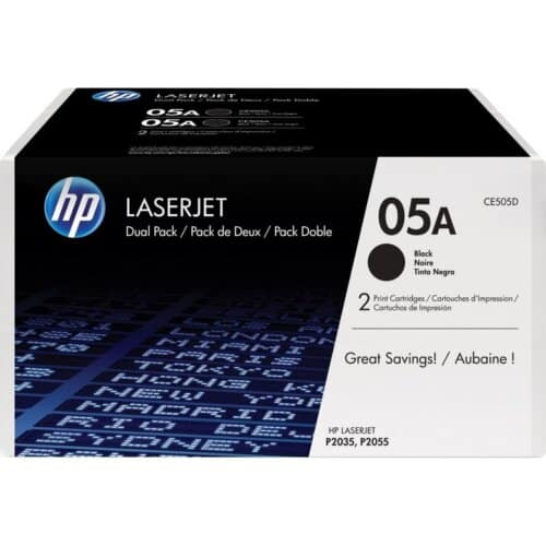 Hp Toner CE505D Dual Pack