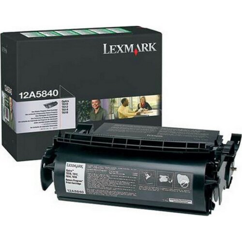Toner Laser Lexmark 12A5840 Black 10K Pgs
