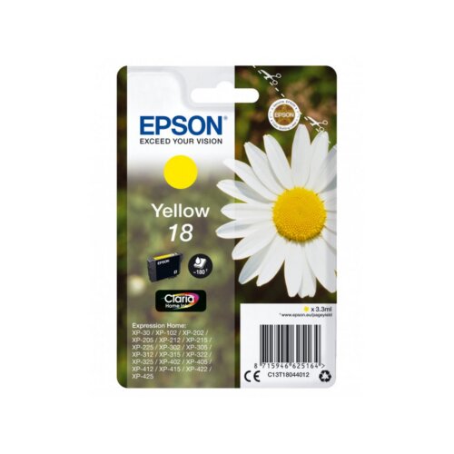 Epson Μελάνι No 18 Κίτρινο