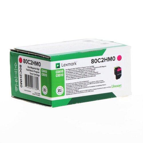 Toner Laser Lexmark 80C2HM0 Magenta -3k Pgs