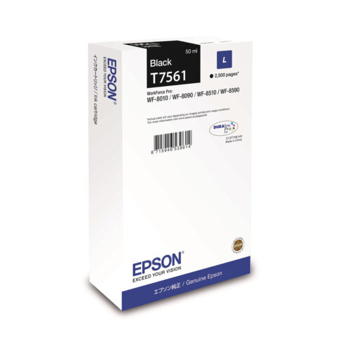 Epson Μελάνι T7561 L Μαύρο