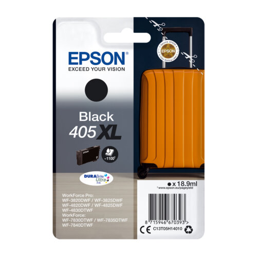 Γνήσιο Μελάνι Epson 405XL Μαύρο 18.9 ml