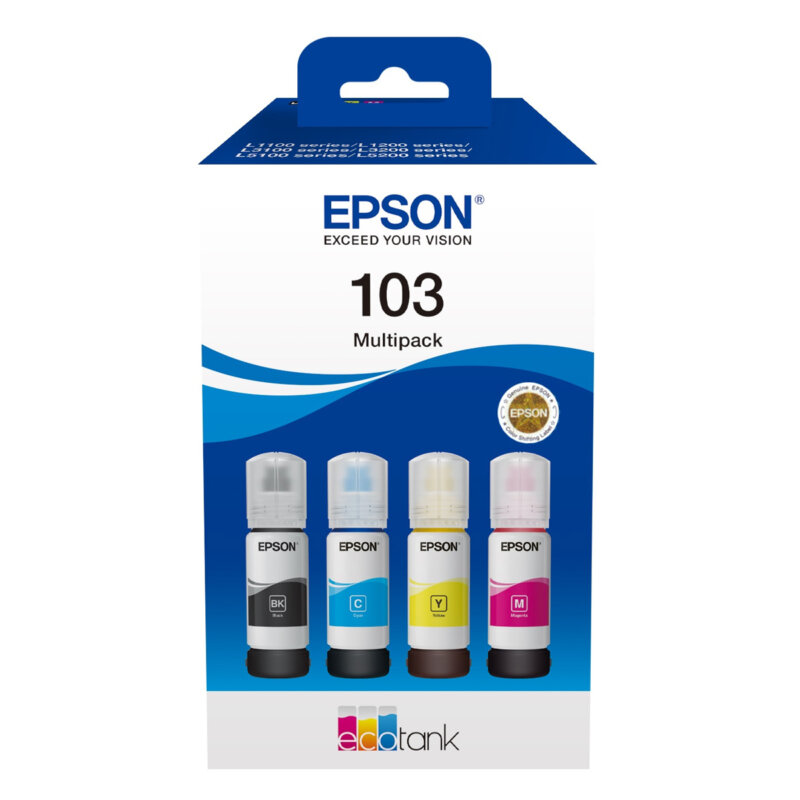 Γνήσιο Σετ Epson 103 4 χρώματα 4x65ml