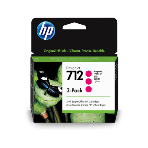 HP No 712 3-Pack 29-ml Magenta Ink Cartridge