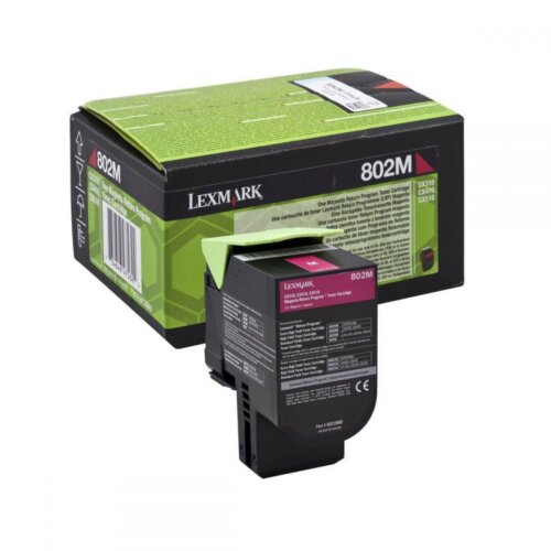 Toner Laser Lexmark 80C20M0 Low Magenta-1kPg