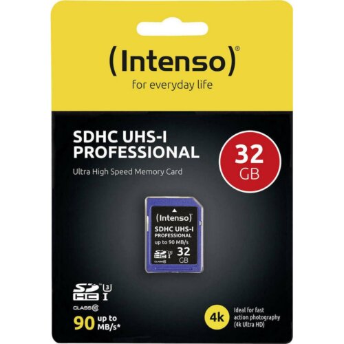 Κάρτα SD Intenso 32GB Class 10 Professional
