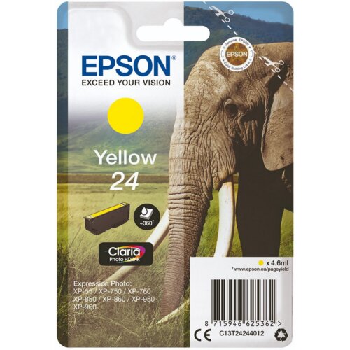 Epson Μελάνι 24 Κίτρινο