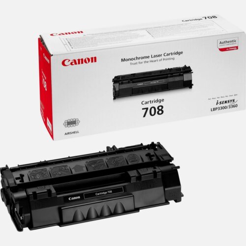 Toner Laser Canon CRG-708 Black - 2.5k Pages