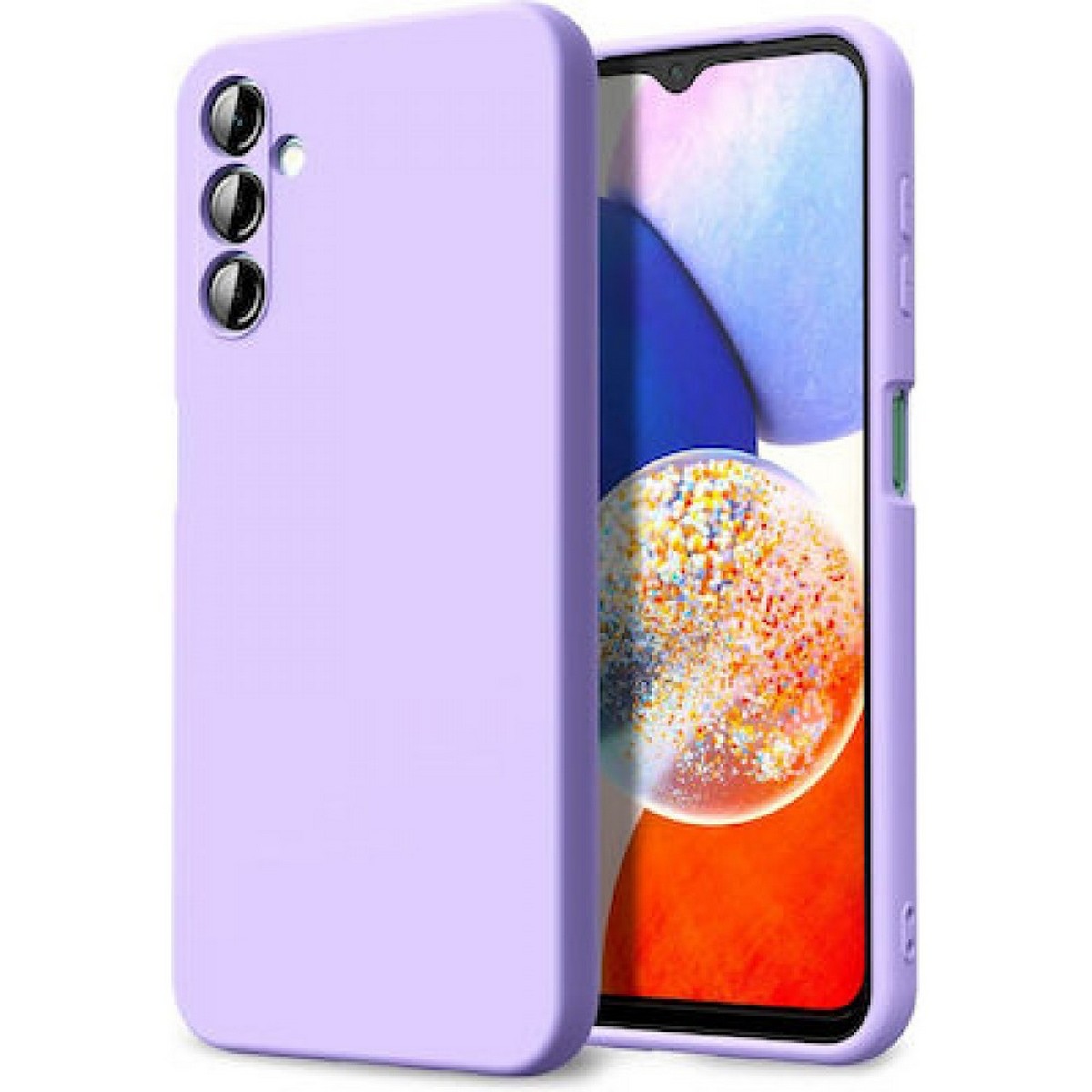 Θήκη Σιλικόνης Samsung A35 5G Λιλά