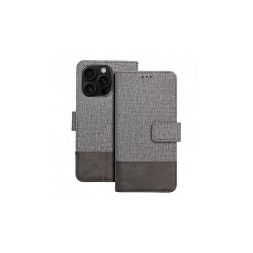 Θήκη Βιβλίο Iphone 16 Pro Γκρι Τζιν