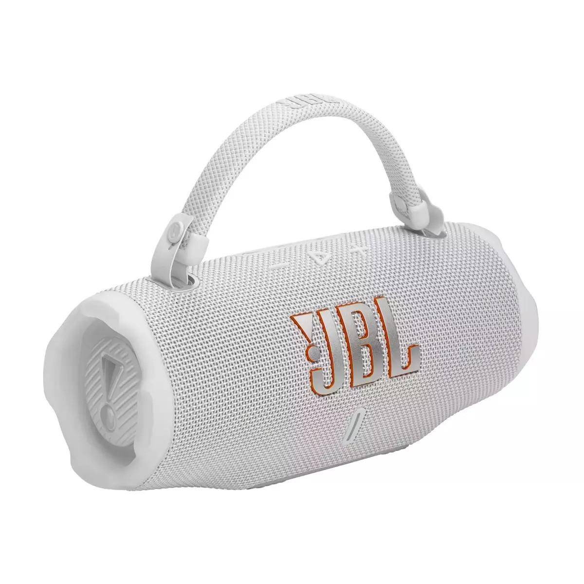 JBL Charge 6, Bluetooth Speaker, Water Dust proof IP67, Powerbank White - Image 3