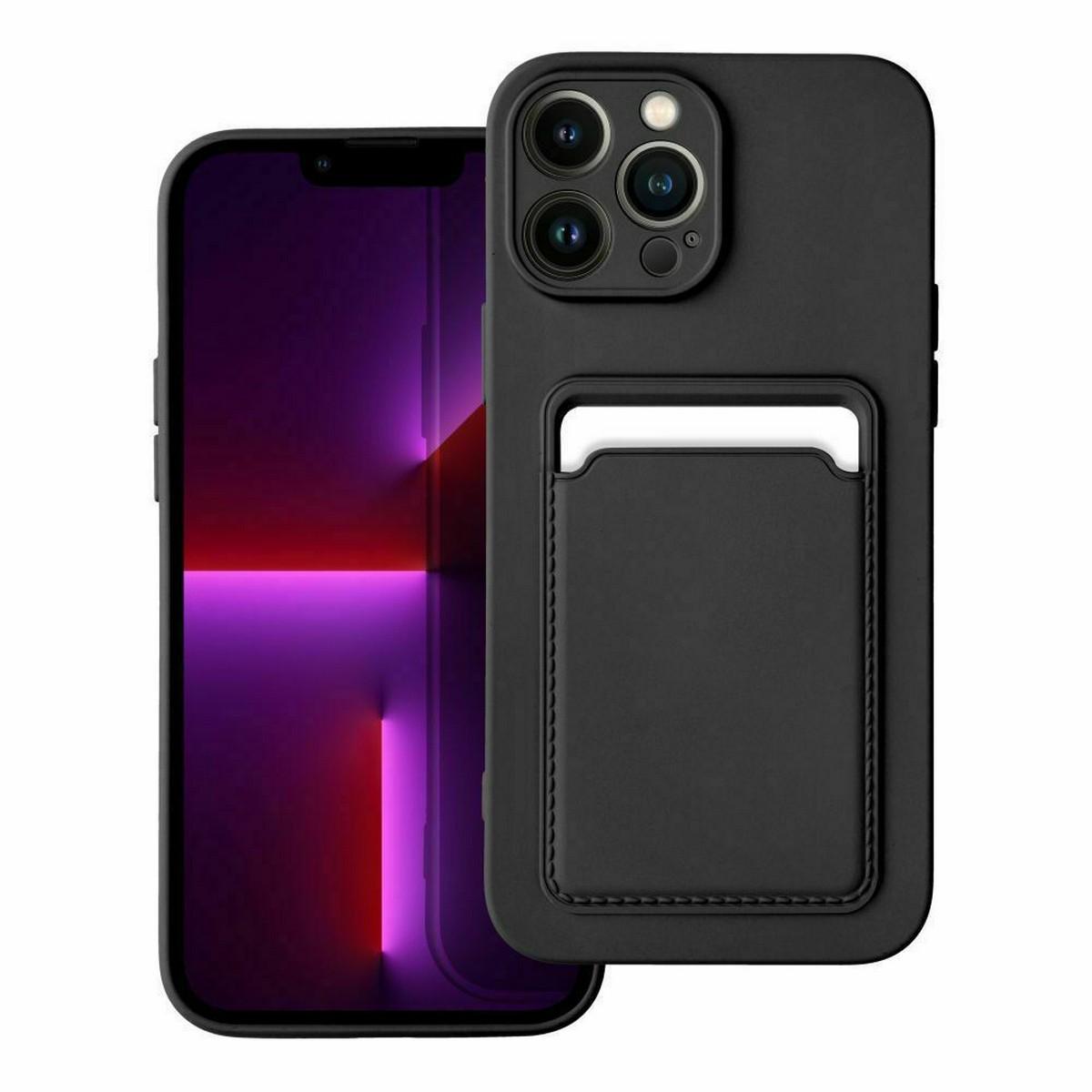 Θήκη για IPhone 13 Pro Max με τσέπη Μαύρη