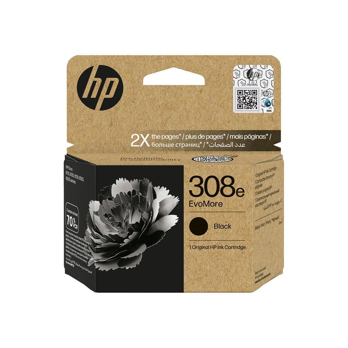 Hp Inkjet 308e Μαύρο Hp Inkjet 308e Μαύρο