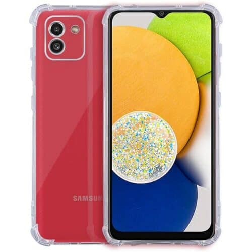 Θήκη Σιλικόνης Samsung A03 4G Διάφανη