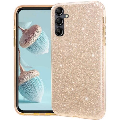 Θήκη Σιλικόνης Samsung A14 5G Glitter Χρυσή