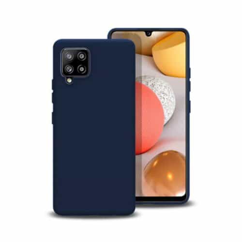 Θήκη Σιλικόνης για Samsung Galaxy A42 5G Μπλε